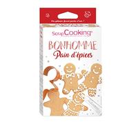 Scrapcooking 3979 Kit Bonhomme Pain d'Épices, INOX, Multicolore, 18 x 10 x 3 cm