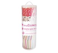 Scrapcooking Boîte 25 Caissettes de Cuisson Multicolores