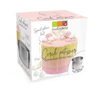 Scrapcooking Cercle pâtissier extensible - Inox