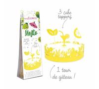 Scrapcooking Décoration gâteau Mojito - Jaune