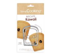 ScrapCooking - Découpoir sur carte brioche Kawaii - Emporte-Pièce Pâtisserie - 1996