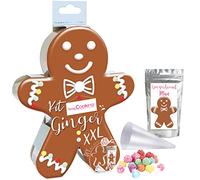ScrapCooking - Kit Bonhomme Pain d'Épices XXL - Kit Pâtisserie Noël avec Emporte-pièce, Poche Pâtissière, Préparation Gâteau & Décos Sucrées - Moule Découpoir - 3918, Argent