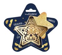 Emporte-pièce et embosseur Etoile Scrapcooking