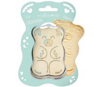 Kit découpoir et embosseur bois - SCRAPCOOKING - Forme ourson