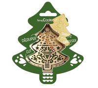 Emporte-pièce et embosseur Sapin Scrapcooking