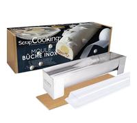 Moule à bûche - SCRAPCOOKING - Inox avec insert - 30x8x6.5cm