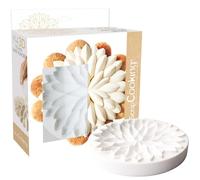 ScrapCooking - Moule Dessus de Tarte & Entremets « Saint-Honoré » - Moule Silicone 3D en Relief - Ø21 x 2,5 cm - Pour Gâteaux Anniversaire, Pâtisseries - Qualité Professionnelle - Avec Recette - 2896