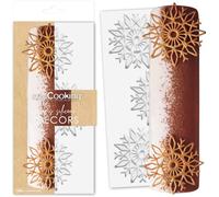 ScrapCooking – Tapis silicone décor « Flocon » en relief 28 x 18 cm