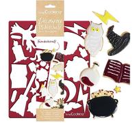 ScrapCooking - Plaque Découpoir 15 Biscuits Sorciers - Moule Pâtisserie avec Formes Emporte-pièces pour Biscuits, Sablés, Décoration - Magie Sorcellerie - Anniversaire, Halloween - 2066