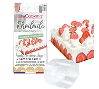Bobine PVC Bande à Chemiser Rhodoïd H40 Longueur 3 m Scrapcooking