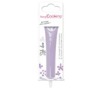 ScrapCooking - Stylo Choco Lilas - Crayon Alimentaire Pâtisserie 25 g - Stylo Décoratif Comestible Mauve Violet Pâle - Écrire & Dessiner sur Desserts, Gâteaux & Biscuits Anniversaire - 6813