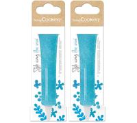 ScrapCooking - Stylo Icing Bleu Irisé - Stylo Glaçage Alimentaire Pâtisserie - Encre Pailletée Comestible - Écrire & Dessiner sur Gâteaux & Biscuits - Anniversaire - 7075 (Lot de 2)