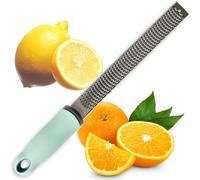 ScrapCooking - Zesteur Agrumes - Rape à Agrumes, Chocolat, Coco, Cannelle, Ail, Gingembre - En Inox - Pour Cuisine & Pâtisserie - Rapeuse à Zeste Citron, Orange - 5148