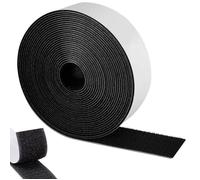 Scratch Autocollant Double Face 8 m x 50 mm Ruban avec Crochets et Boucles Extra Fort Idéal pour Tissu Moustiquaires Coussin