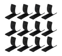 Scratch Autocollant Double Face Extra Fort30x100mm Bande Auto Agrippante Adhésive Noir Ruban Adhésif Puissant pour Fixation Tableau Moustiquaire Tapis Organisateur Maison Bureau Sans Percer
