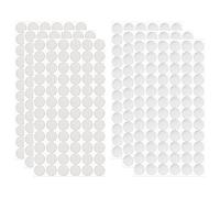 Scratch Autocollant Rond, 1008pcs 504 Paires Pastille Scratch, Autocollant Crochets et Boucles pour DIY Travaux Manuels Blanc
