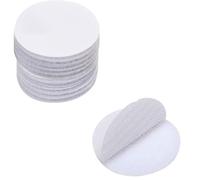 Scratch Autocollant Rond 30mm, 60 pièce Scratch Adhésif Rond Autocollant Adhésif Ronds Crochet et Boucle Adhésifs pour papier plastique verre cuir métal vêtements (30 paires, 30mm)