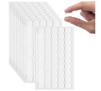Scratch Autocollant Rond,500 PCS Pastille Scratch Autocollant Rond Double Face Etiquettes Autocollantes 20 mm Crochets et Boucles Auto-Adhésifs pour DIY Artisanat et Projets Créatifs
