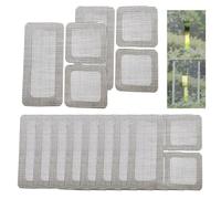 Screen Tape, 10 Piece Self Adhesive DIY Repair Protector Strip, 5x10x0.1cm Durrable Screen Door Tape For Home Bedroom Living Room Porch Outdoor Patio Balcony Window Mesh Fixing Protection Use