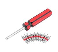 Screwdriver Tool Set, Pocket Fixing Equipment, Lightweight Hardware Kit | Compact Automotive Maintenance Accessories | Magnetic Driver Bits for Tire Service, Emergancy Workshop Equipment
