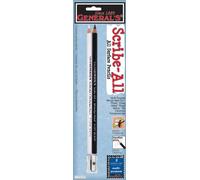 Scribe-All 624581 Lot de 2 crayons et taille-crayons Noir/blanc