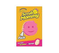 Scrub Daddy CIF Scrub Mommy Eponge Vaisselle - Eponge Reutilisable Lavable Cuisine et Salle de Bain, Accessoire Maison, Récureur Grattante Flextexture, Produits et Accessoires de Nettoyage, Lot de 4