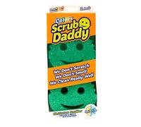 Scrub Daddy Color Eponge Smiley Anti-Rayures, Eponge Vaisselle Lavable Antibactérienne et Réutilisable, Eponges Vaisselles pour Cuisine et Salle de Bain, Éponge à Récurer Flextexture - Lot de 2
