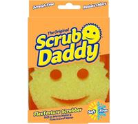 Scrub Daddy Éponge à vaisselle jaune d'origine, éponge de nettoyage pour le visage, éponge anti-rayures cuisine, gomme à saleté, éponges de nettoyage, passe au lave-vaisselle