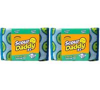 Scrub Daddy Scour Daddy XL, Scourers Sponge, Non Scratch Scouring Pads, Heavy Duty Scourer Pad for Cleaning Dishes, Alternative to Metal Kitchen Scourers Cleaning Products, Dish Sponges for Washing up
