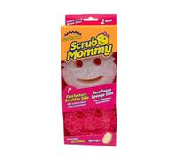 Scrub Daddy Scrub Mommy Eponge Vaisselle - Eponge Reutilisable Lavable Cuisine et Salle de Bain, Accessoire Maison, Flextexture sans Gratter, Produits et Accessoires de Nettoyage, Lot de 2