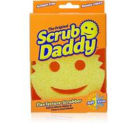 Scrub Daddy Smiley Face Brosse à récurer Anti-Rayures, en Vinyle, Jaune, 1 pièce (Lot de 1)