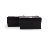 SCS Sentinel, AAM0127, Kit de 2 Batteries de Secours, 2 / 24V, 30 cm, pour automatisme de Portail prennent Le Relais en Cas de Coupure de Courant, pour faciliter l’Installation, Câbles fournis