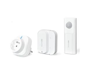 SCS SENTINEL Autonomous Home Alarm Pack connecté WiFiSecure - Compatibilité avec Google Assistant