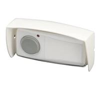 SCS Sentinel - CAC0004 - Bouton Poussoir avec visière Sans Fil - Sonnette Extérieure pour Carillon - Portée 200 m en Champ Libre - Alimentation Pile LR23-A-12V Comprise - AirSwitchBell