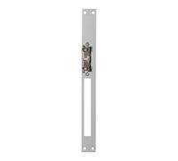 SCS Sentinel - Gâche Électrique Réversible LockElek 301 - Têtière Longue 250mm en Acier - Déclenchement Permanent - Rouleau Réglable - Fabrication Européenne