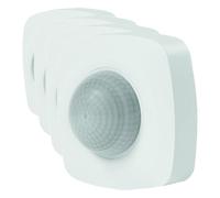 SCS Sentinel, HCN0056, Détecteur de Mouvement pour Éclairage Extérieur, Distance Détection 6 m en Champ Libre, Angle 360°, IP44, LightSensor 360 (Lot de 4)