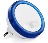 SCS Sentinel, HEC0049, Veilleuse bébé, Veilleuse Chambre Enfant, Alimentation sur prise secteur, Détection crépusculaire, 6 x 6.5 x 6.5 cm, PlugLight Bleu