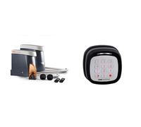 SCS Sentinel, MBA0103 Motorisation bras articulés portail battant, 24V, 2 Télécommandes portée 50m & AAA0045 - Clavier à Code sans Fil pour Ouverture partielle ou Totale