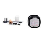 SCS Sentinel, MVE0100, Motorisation vérin Portail battant, 24V, 2 télécommandes & AAA0045 - Clavier de Codage Sans Fil pour Ouverture Portail Totale et Piétonne - Installation Facile