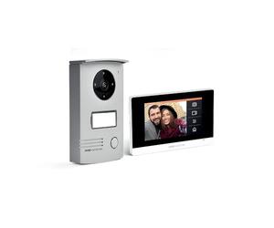 SCS Sentinel - PVF0040 - Interphone Vidéo Filaire - Portier Vidéo 2 Fils Écran Tactile 4,3" -Visiophone Filaire, Platine de Rue, Support Mural, Adaptateur, Visserie - VisioDoor 4.3+ - Garantie 5 ans