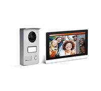 SCS Sentinel, PVF0053, Interphone vidéo, Portier Vidéo 2 Fils avec Écran Tactile 7", Visiophone Filaire, Platine de Rue, Sonnette, Support Mural, Adaptateur, Visserie, VisioDoor Wi-Fi - Garantie 5 ans