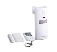 SCS Sentinel, SAL0064, Alarme Autonome, 1 détecteur de Mouvement avec Une sirène intégrée de 100 DB, 1 détecteur d’Ouverture 1 télécommande pour armer et désarmer à Distance l’Alarme, EasyAlarm
