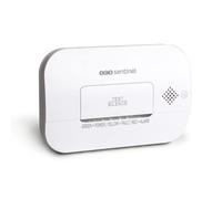 SCS Sentinel - SDA0041 - Détecteur de monoxyde de Carbone - Alarme 85 DB Minimum - Bouton d’Auto-Test - Alarme sonore avec indicateur Lumineux - 2 Piles LR6-AA-1,5V - CO-Alarm