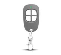 SCS Sentinel télécommandes 4 canaux 433,92 MHz pour Portail et Garage, télécommande Sentinel Compatible avec AAM0085, sûre, Durable et Facile à Programmer, Gris