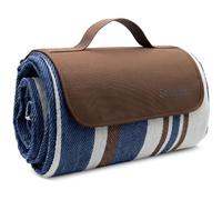 scuddles Grande Couverture de Pique-Nique & Extérieur avec Sac pour iPhone, Clés et Plus - Double Couche, Résistante à l'eau, Sac Pratique pour Tapis pour Le Printemps, l'Été et Le Camping
