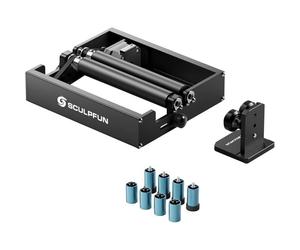 SCULPFUN RA Mini Rouleau rotatif laser pour machines de gravure laser C1, iCube, iCube Pro, iCube Pro Max et iCube Ultra - Rouleau