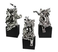 Sculpture Contemporaine Set Elephants