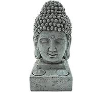 Sculpture de Bouddha en résine, Cadeau Artistique, Lampe Solaire d'extérieur, pour la décoration de la Maison et du Bureau