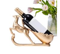 Sculpture de cerf en résine - Présentoir à vin, ornement de chariot animal | Pièce de décoration d'intérieur artistique - Porte-bouteille créatif - Accessoire de table festif - Décoration artisanale