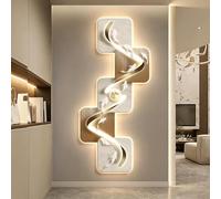 Sculpture Murale 3D avec Éclairage LED, Tableau Décoratif 3D Moderne Mural Lumineux pour Salon Chambre Couloir Entrée, Peinture Suspendue Style Galets pour Hall Style B 39.4" W × 18.1" H(100 × 46 cm)